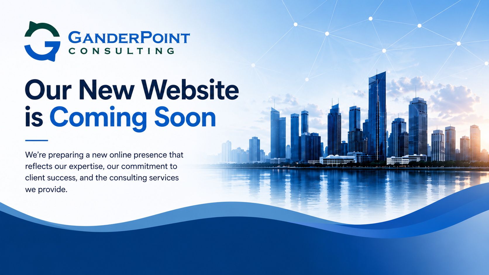 GanderPoint Consulting — Our New Website is Coming Soon